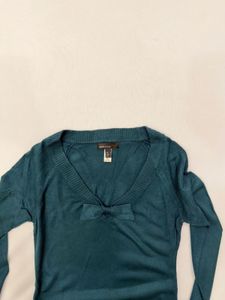 Mango Teal Bow top