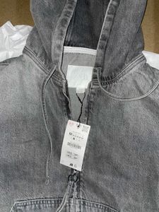 ZARA WASHED HOODED JACKET