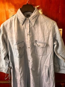 Denim Shirt Dress