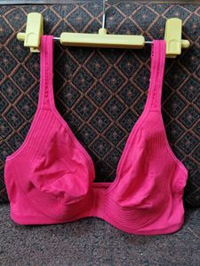 Comfortable Pink Bra