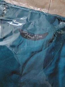 3xl Peacock Green Colour Kurta