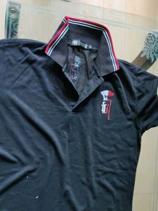 Men's Black Polo T-Shirt