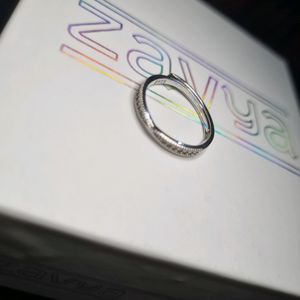 Sterling Silver Engagement Ring