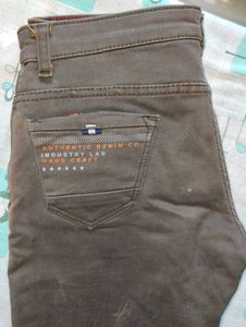 Brown Authentic Denim Jeans