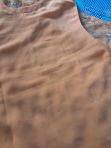Designer Peach suit with dupatta