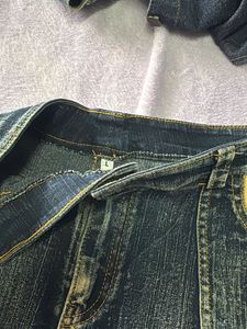 Denim Mini Skirt with Lace-Up Detail28-32