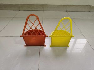 Pack Of Two Plastic Cutlery Pen Stand