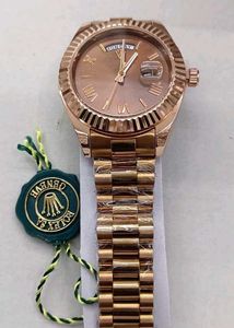Rose Gold Rolex Style Watch