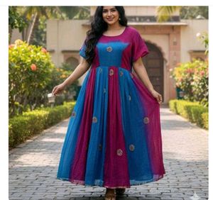 Vibrant Anarkali Dress