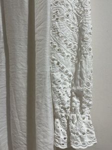 White Broderie Anglaise Blouse loose fit