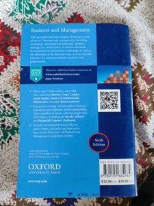 Oxford Dictionary Of Business And Management