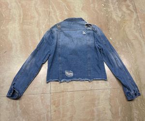 Denim Ripped Jacket Euro 38