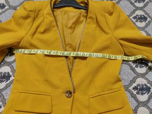 Yellow blazer- Modern Chic