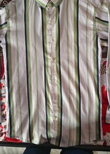 Incurve men's full sleeve striped shirt Good condi