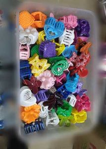 Assorted Colorful Hair Claw Clips