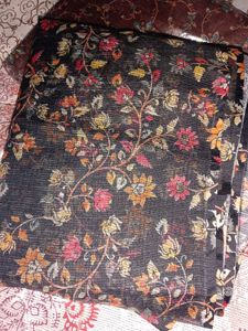 Elegant Floral Print Dress Material