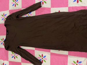 Brown Long Sleeve dress