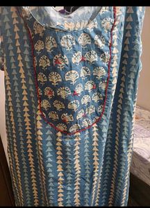 Blue Printed Nighty
