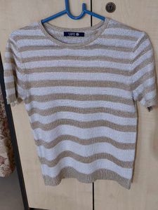 Striped Knit Top
