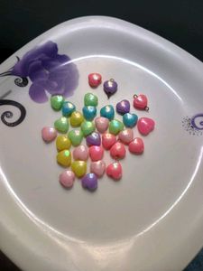 Assorted Heart Beads for Crafts