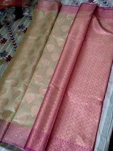 Banarasi Cotton Embroidery Work Saree
