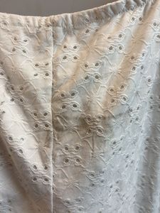 Chic White Broderie Anglaise Dress