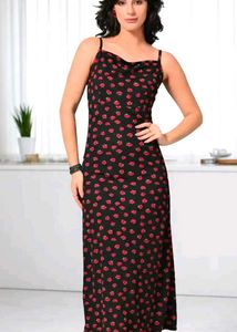 Floral Print Slip Dress