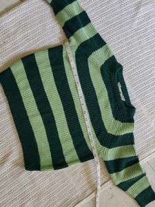 H&amp;M Striped Knit Sweater