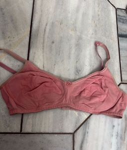 Soft Pink Cotton Bra