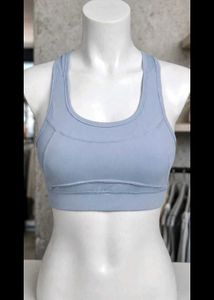 Light Blue HRX Sports Bra with free pads