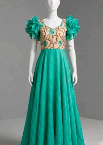 Beautiful Teal Ethnic Gown