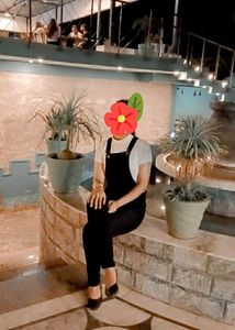 Stylish Black Denim Overalls for Women