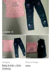 Cute Girls' Clothing Set