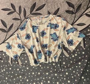 Disney Stitch Graphic Crop Top
