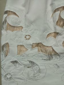 Shoulderless A-Line Rich Dress Made In Italy