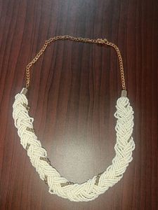 White Beads Necklace