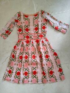 Floral Kurti Pant Set