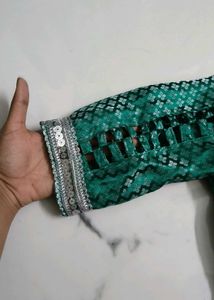Elegant Green Ethnic Skirt
