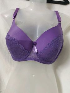 pink in love  Lace Padded Bra