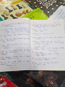 TGT English lit, lang handwritten notes