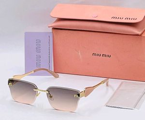 Miu MiRimless Gradient Sunglasses