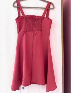 Cute Dusty Rose Sleeveless Mini