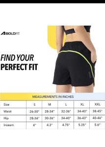 Black Athletic Shorts with Neon Trim