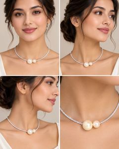 Pearl AD Choker Necklace