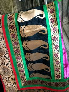 Multicolour Dual Saree
