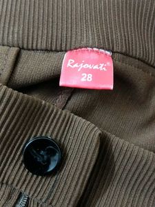 Corduroy Wide-Leg Trouser