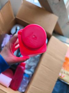 Pink Plastic Water Bottle for ₹25 each