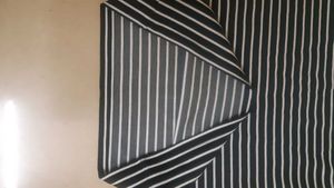 Striped Cold Shoulder Dress
