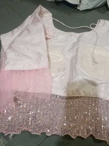 Elegant Pink Sequin Blouse