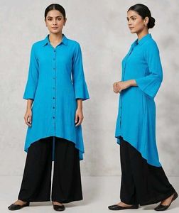 Blue 💙 shirt kurti loved it 😻